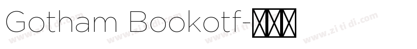 Gotham Bookotf字体转换
